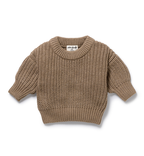Chestnut Organic Knitted Jumper