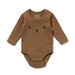 Nutmeg Organic Rib L/S Bodysuit