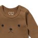 Nutmeg Organic Rib L/S Bodysuit
