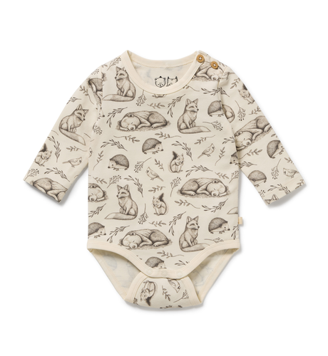 Foxglove Forest Organic L/S Bodysuit