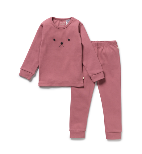 Plum Organic Rib L/S Pyjamas