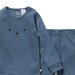 Twilight Blue Organic Rib L/S Pyjamas