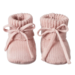 Nature Baby Teddy Booties - Rose Dust