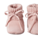 Nature Baby Teddy Booties - Rose Dust