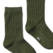 Nature Baby Organic Wool Rib Socks - Thyme