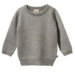 Nature Baby Merino Knit Pullover - Grey Marl