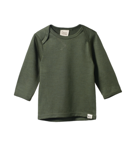 Nature Baby Merino Essential Tee - Thyme