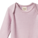 Nature Baby Merino Wool L/S Bodysuit Pointelle - Lilac