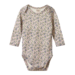Nature Baby Merino Wool L/S Bodysuit - Briarwood Lilac Print
