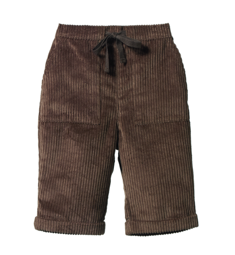 Nature Baby Teddy Cord Pants - Pinecone