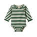 Nature Baby Stretch Jersey L/S Bodysuit - Eden Sea Stripe