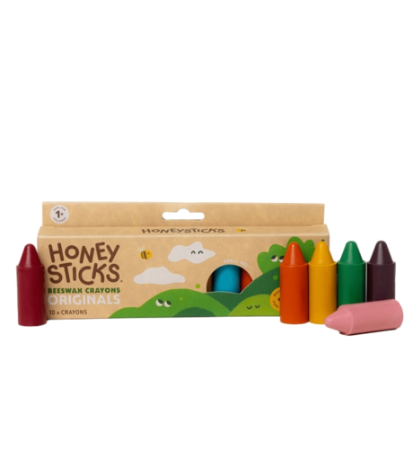 Honey Sticks Beeswax Crayons Originals 10pk