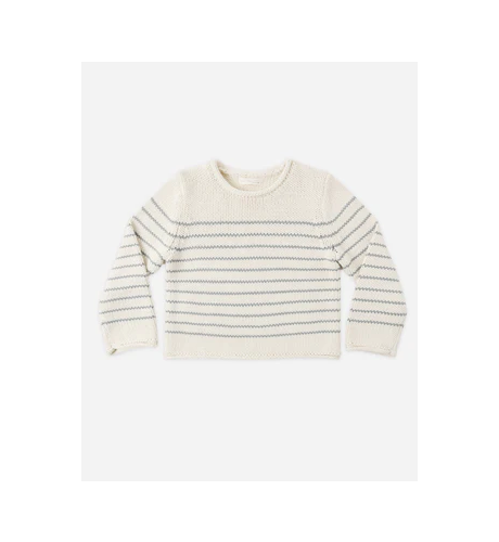 Rylee + Cru Jacques Sweater - Sea Green Stripe