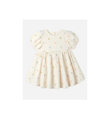 Rylee + Cru Marley Dress - Embroidered Daisies