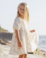 Rylee + Cru Marley Dress - Embroidered Daisies