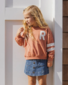 Rylee + Cru Denver Mini Skirt - Navy Teen
