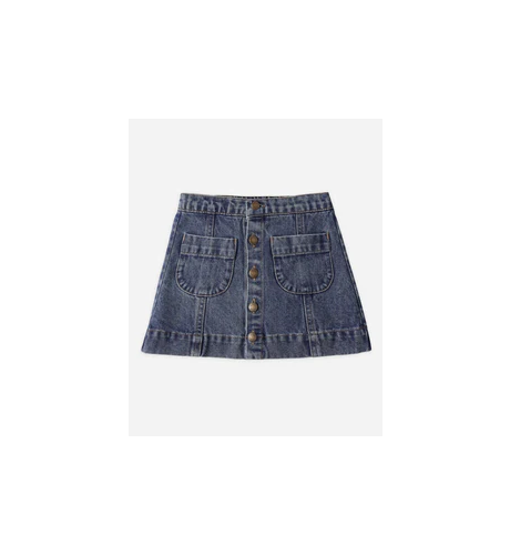 Rylee + Cru Denver Mini Skirt - Navy