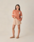 Rylee + Cru Pier Sweatshirt - Poppy - Teen