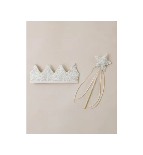 Noralee Crown & Wand - Sky Floral