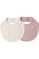 Quincy Mae Jersey Snap Bib Pack - Flower Field, Mauve
