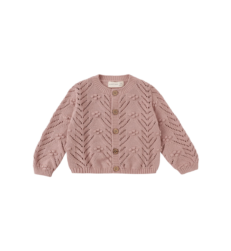 Quincy Mae Knit Cardigan - Mauve