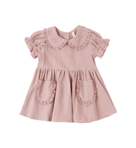 Quincy Mae Marisol Dress - Mauve