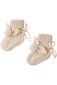 Quincy Mae Bunny Knit Booties - Ecru