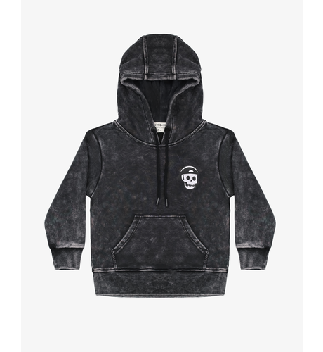 Band Of Boys Black Wash Bones Skate Hood