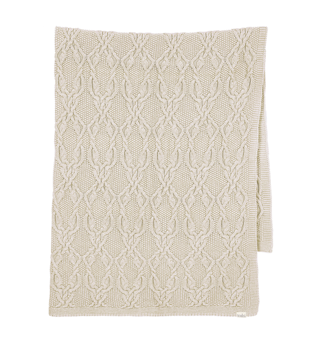 Toshi Organic Blanket Bowie - Oatmeal