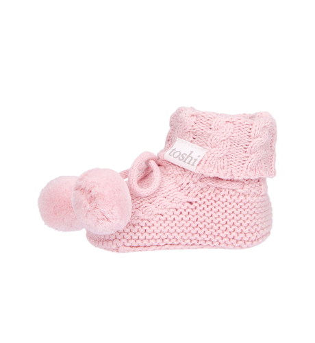 Toshi Organic Booties Yummy - Misty Rose
