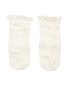 Toshi Organic Socks Knee Frilly Lace - Cream