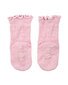 Toshi Organic Socks Knee Frilly Lace - Misty Rose