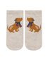 Toshi Organic Socks Ankle Jacquard - Puppy Dog
