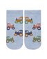 Toshi Organic Socks Ankle Jacquard - Tiny Tractors