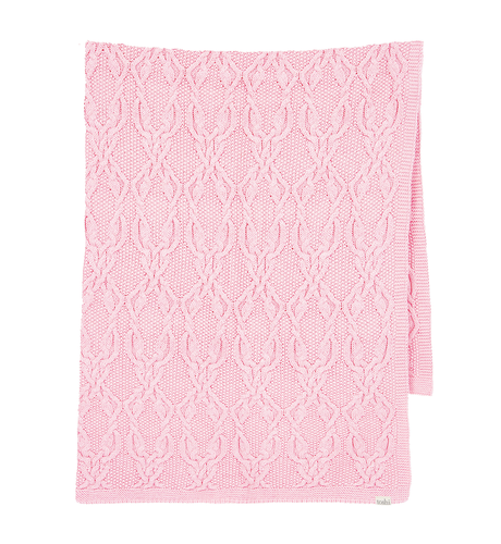Toshi Organic Blanket Bowie - Misty Rose