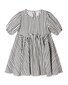 Rylee + Cru Rose Dress - Wavy Stripe