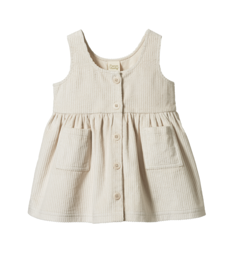 Nature Baby Willa Pinafore - Ecru