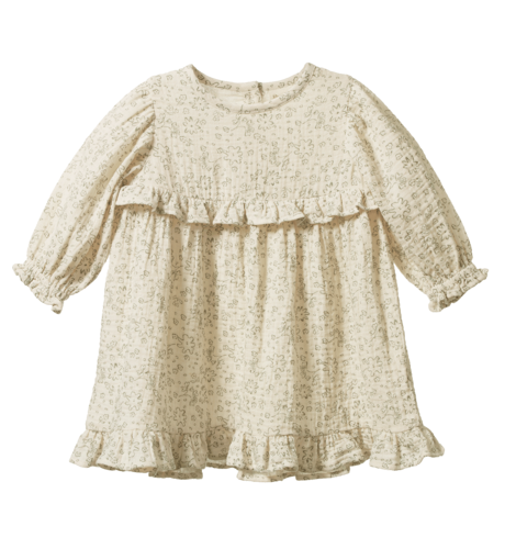 Nature Baby Nora Dress Muslin - Bloomsbury Print