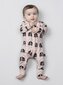 Huxbaby French Shades Zip Romper Rose Dust
