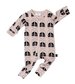Huxbaby French Shades Zip Romper Rose Dust