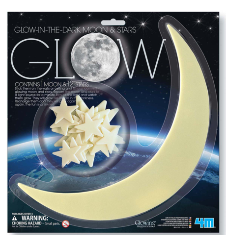 Glow-In-The-Dark Moon & Stars