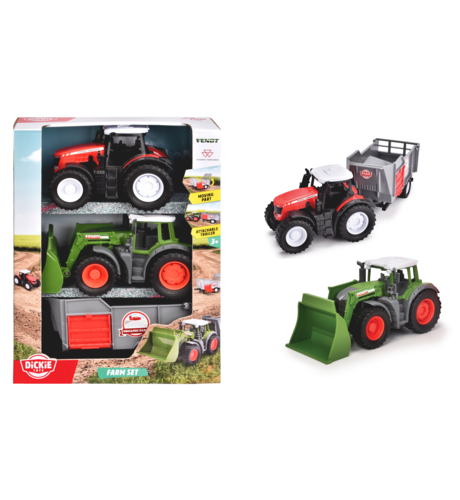 Dickie Fendt & Masey Ferguson Farm Set