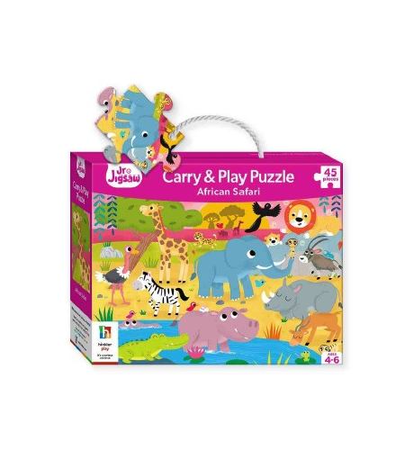 Jnr Jigsaw 45pc Carry & Play African Safari