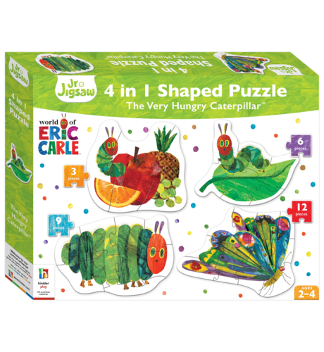 Hungry Caterpillar Puzzle 4-in-1 Shaped