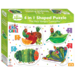 Hungry Caterpillar Puzzle 4-in-1 Shaped