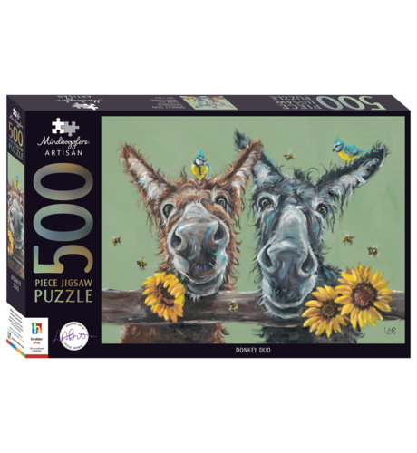 Mindboggler Artisian 500pc Jigsaw Brown Donkey