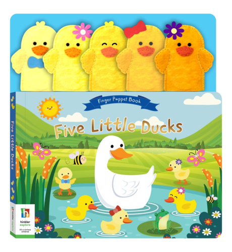 Five Little Ducks Finger Puppet Book