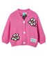 Goldie + Ace The Smurfs Flower Knit Cardigan