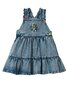 Goldie + Ace The Smurfette Pinafore Denim Dress