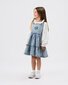 Goldie + Ace The Smurfette Pinafore Denim Dress